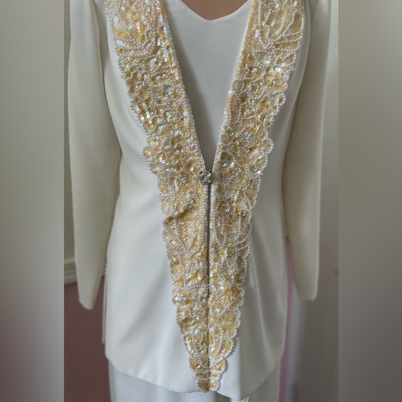 Vintage 2 piece Gown size 8 - Picture 4 of 17